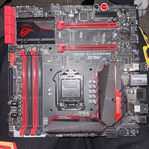 ASUS Maximus VII Gene Motherboard with Red and Black Design